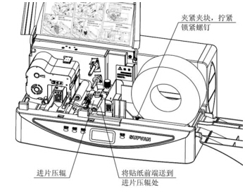 碩方電纜標牌打印機SP650安裝標簽