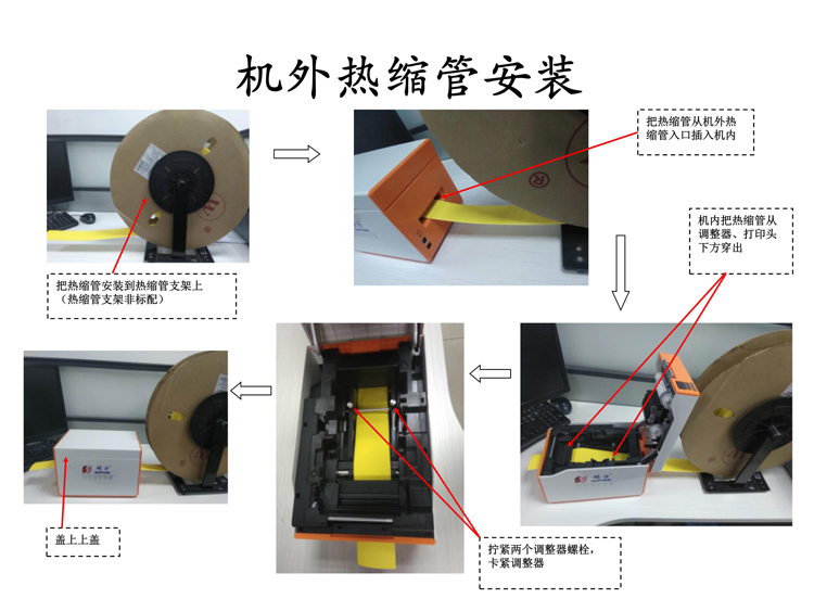 熱縮管打印機使用步驟