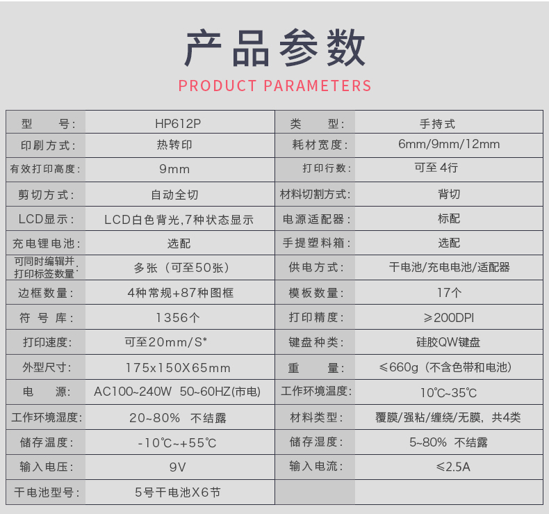 碩方H612P便攜家用迷你標(biāo)簽機(jī)_小粉標(biāo)簽機(jī)